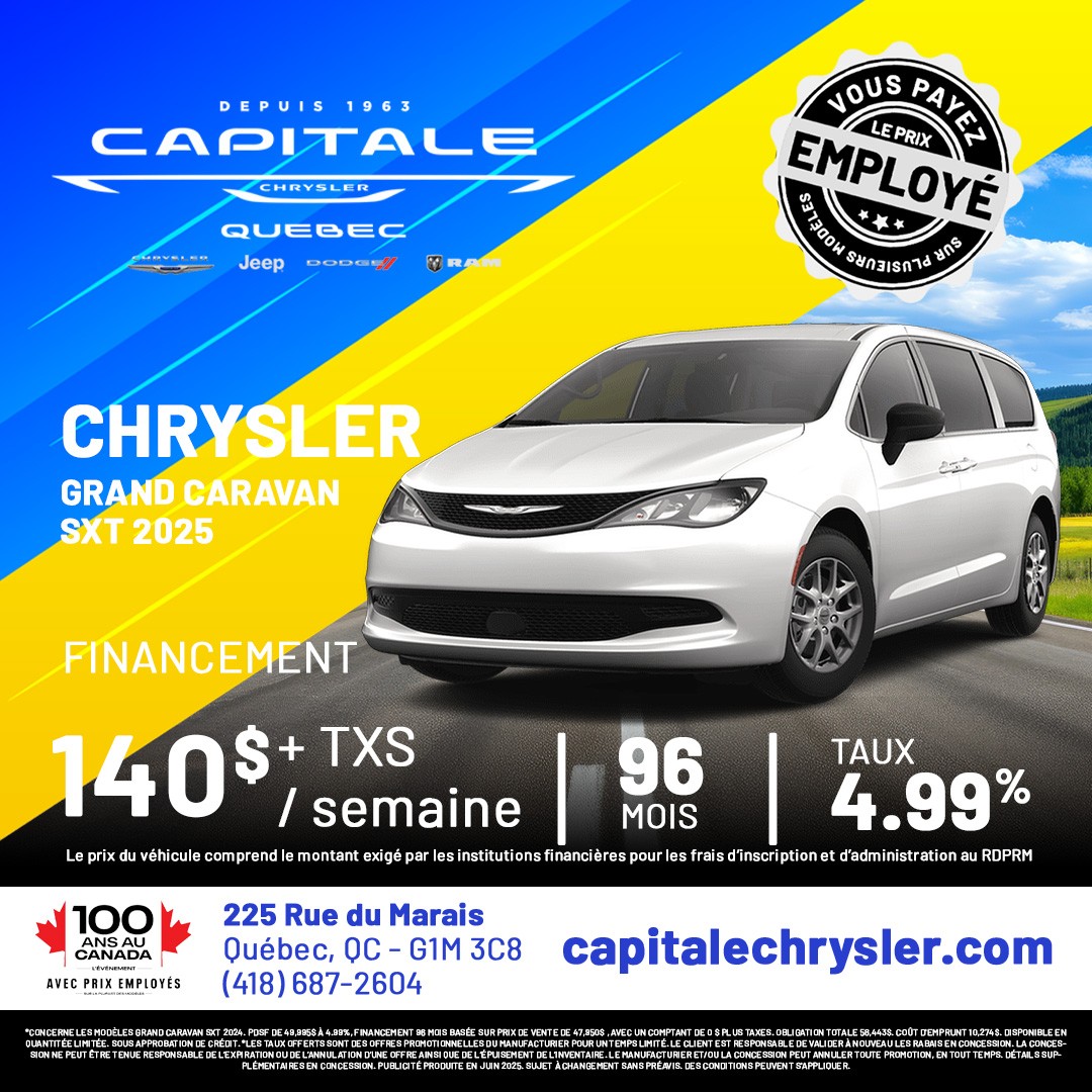 Chrysler Grand Caravan SXT 2025