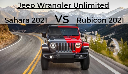 JEEP WRANGLER UNLIMITED RUBICON 2021 VS WRANGLER UNLIMITED SAHARA 2021