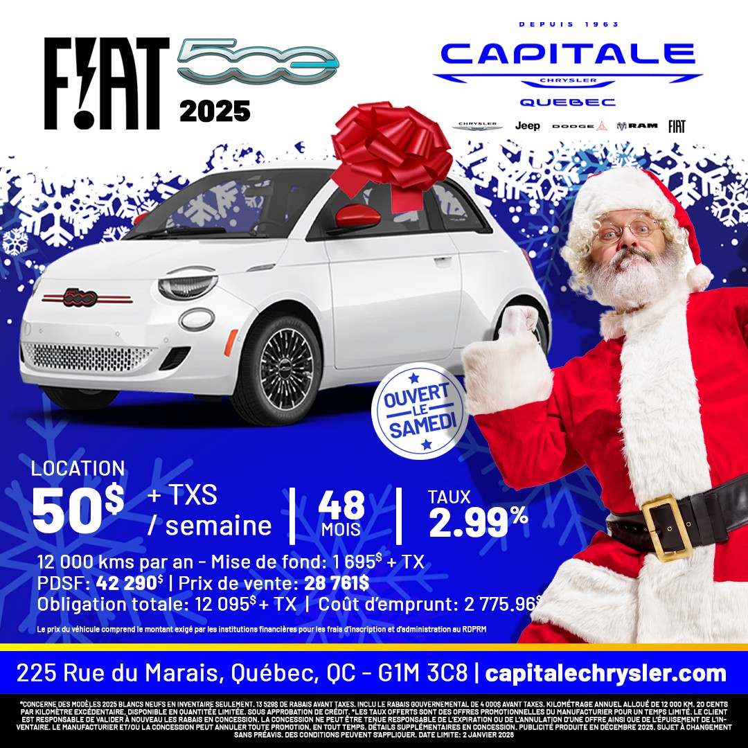 Fiat 500e 2024 RED VEB