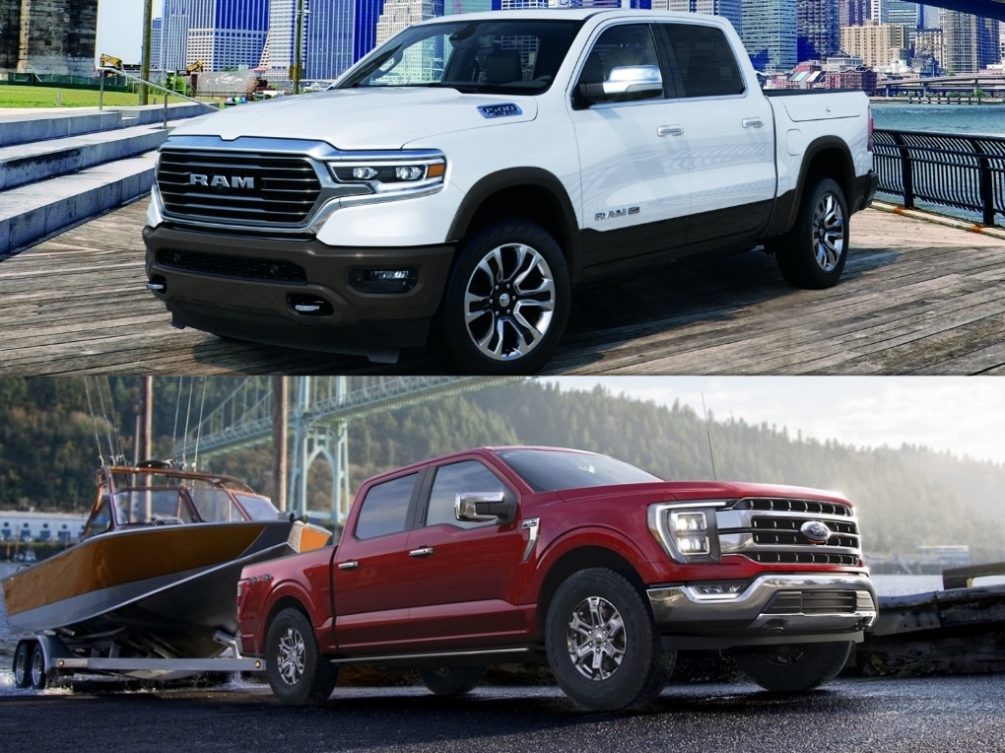 FORD F-150 2021 VS RAM 1500 2021: LE FACE-À-FACE DES MEILLEURS CAMIONS À QUÉBEC!