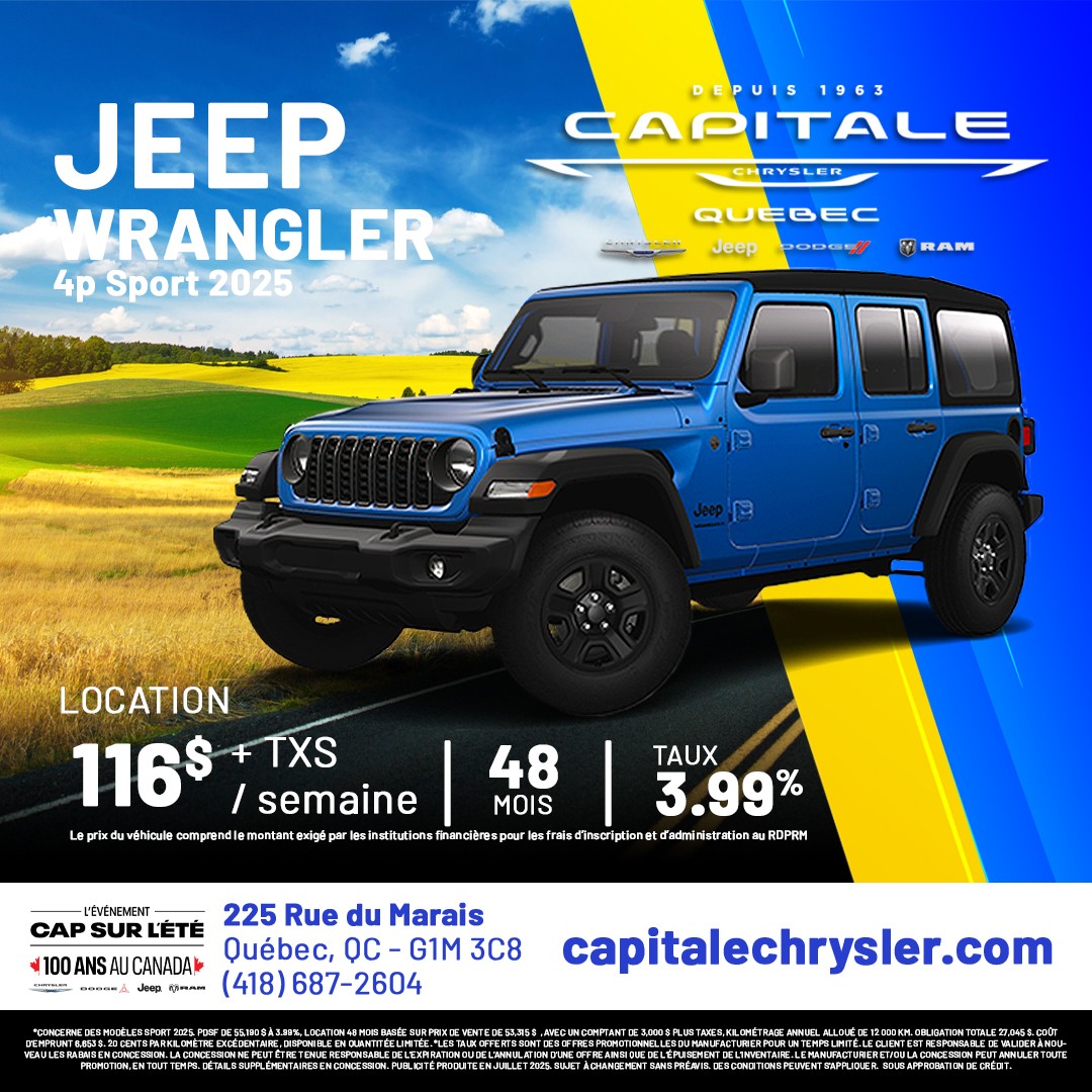Jeep Wrangler 4p Sport