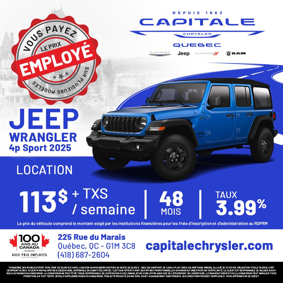 Jeep Wrangler 4p Sport