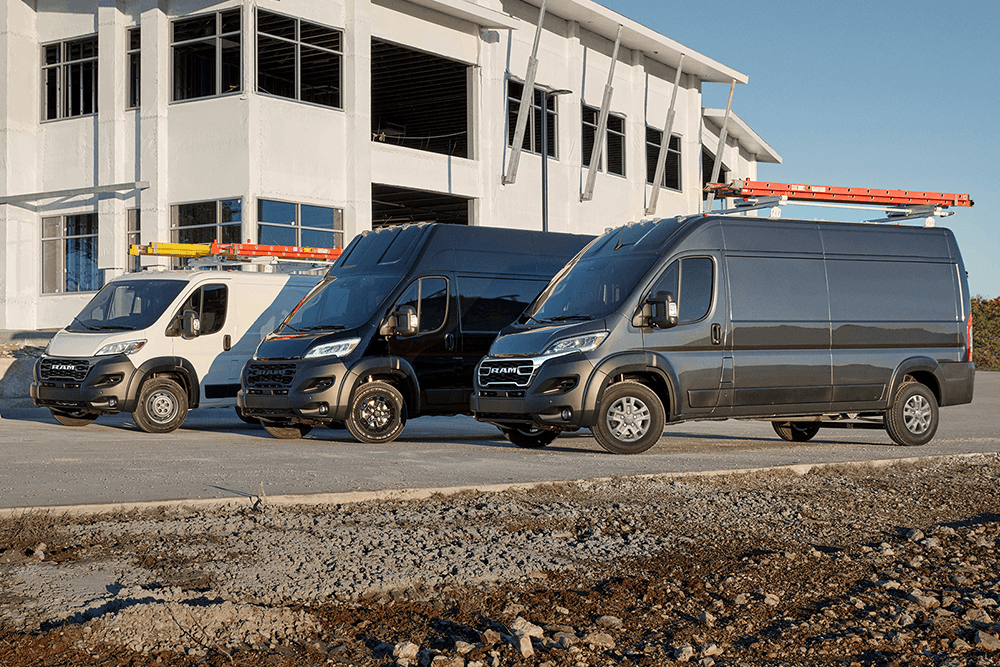 Vue de plusieurs Ram ProMaster 2025