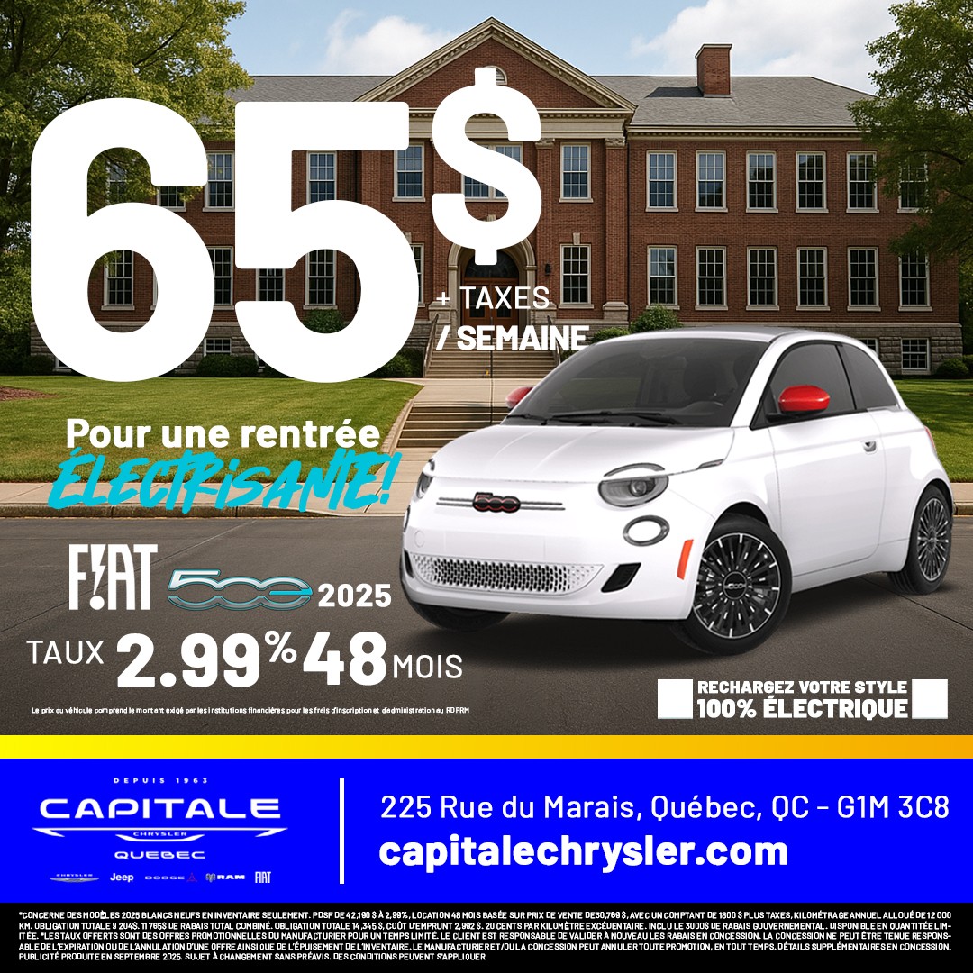 Fiat 500e 2024 RED VEB