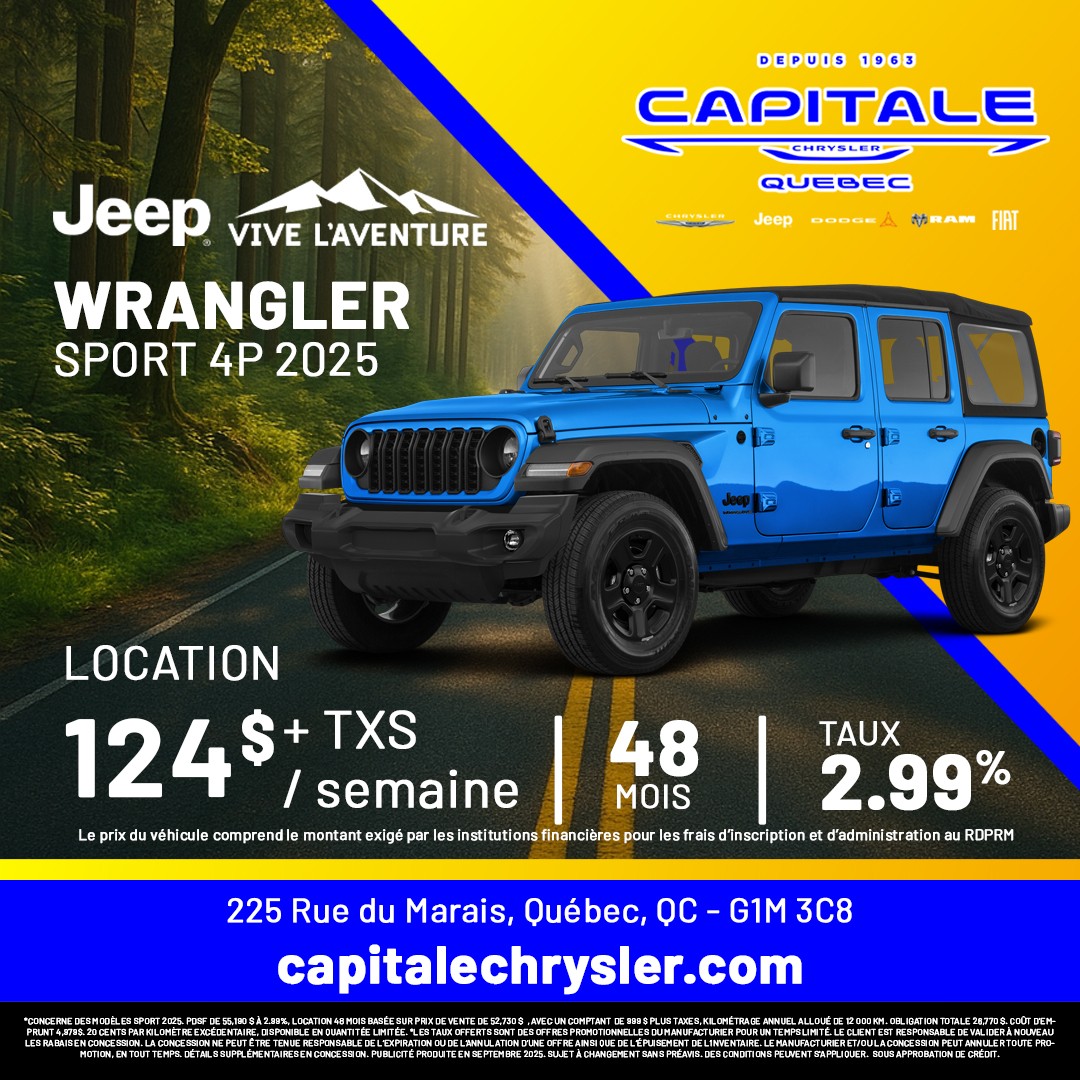 Jeep Wrangler 4p Sport