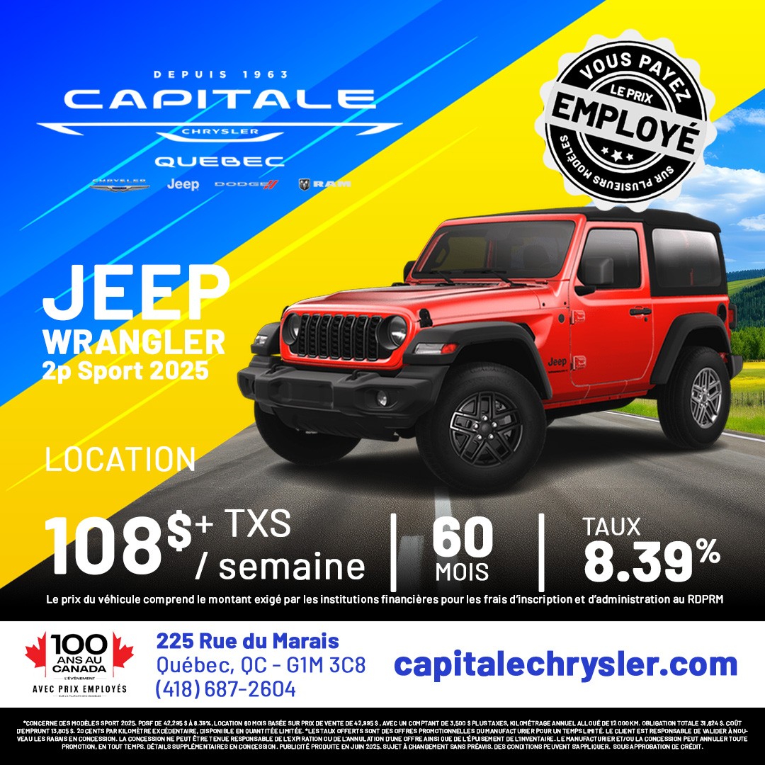 Jeep Wrangler 4p Sport