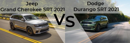 JEEP GRAND CHEROKEE SRT 2021 VS DODGE DURANGO SRT 2021: LEQUEL CHOISIR?