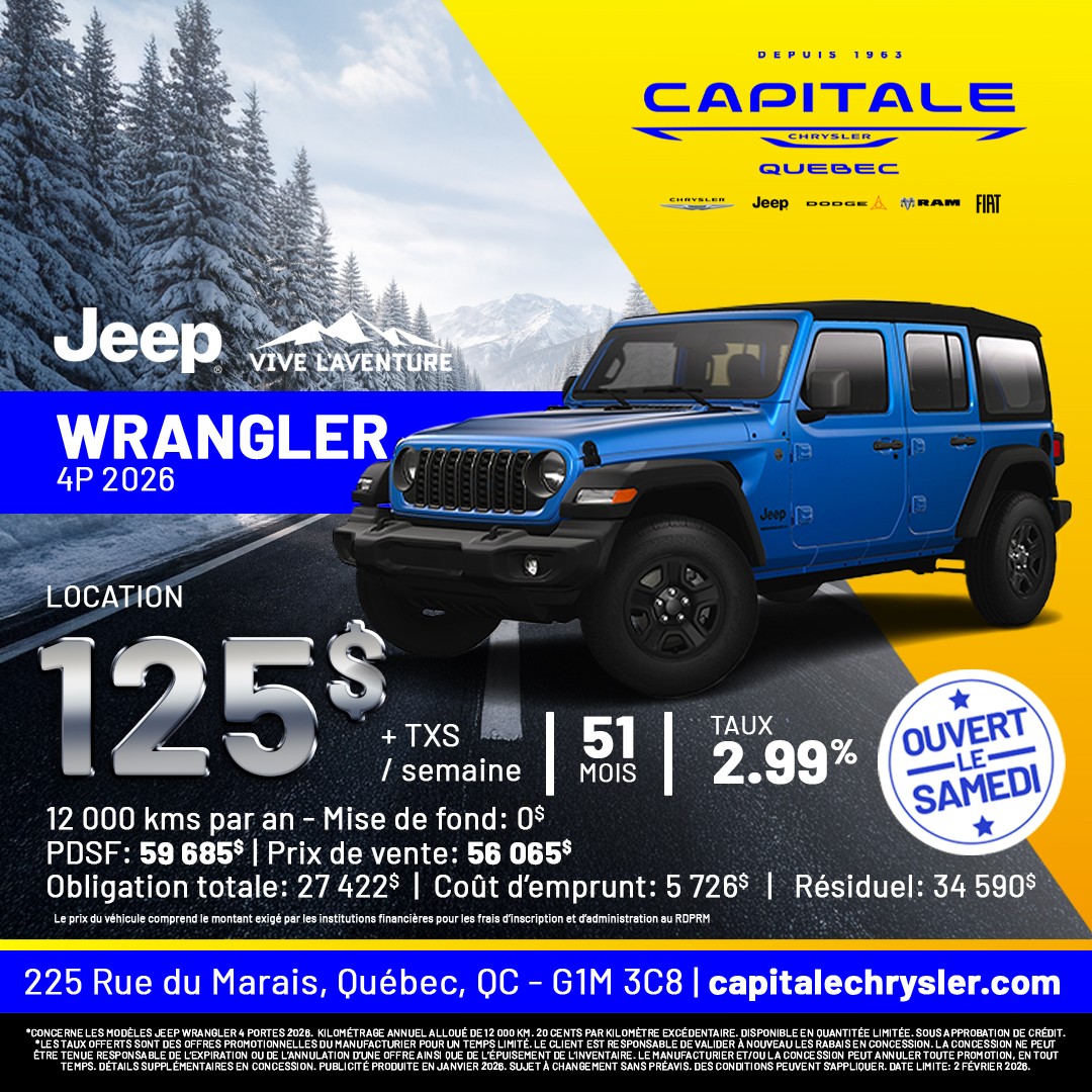Jeep Wrangler 4p Sport