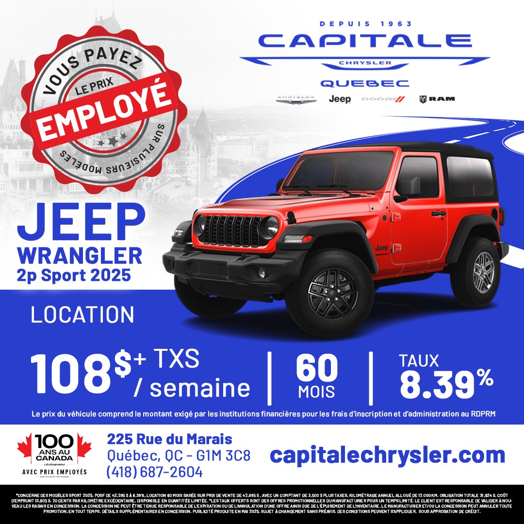 Jeep Wrangler 4p Sport